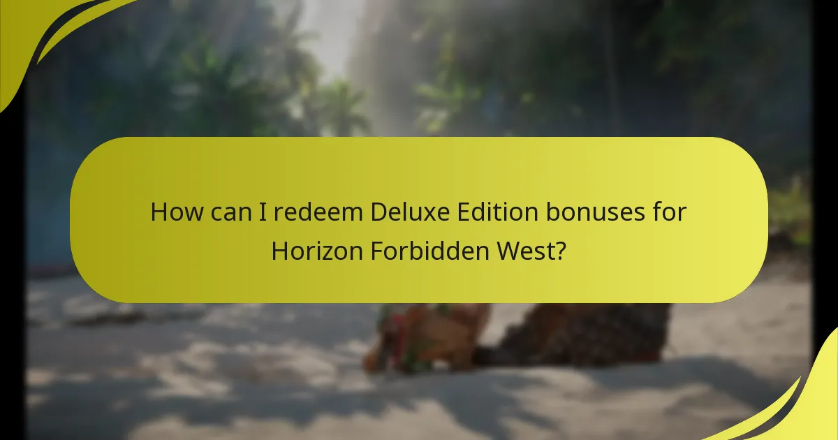 What are entitlement checks for Horizon Forbidden West Deluxe Edition?