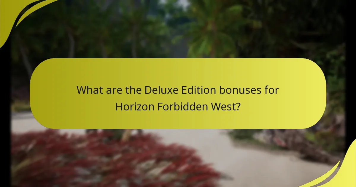 How to redeem the Deluxe Edition bonuses in Horizon Forbidden West?