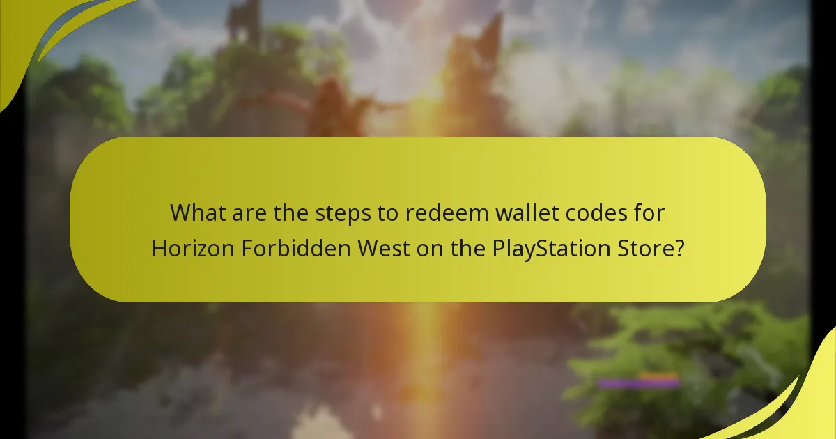 What can I purchase with redeemed wallet codes in Horizon Forbidden West?
